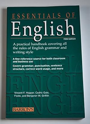 Seller image for Essentials of English (BARRON'S ESSENTIALS OF ENGLISH) for sale by ZBK Books