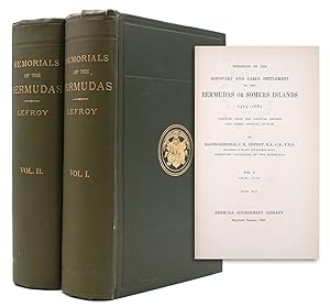 Imagen del vendedor de Memorials of the Discovery and Early Settlement of the Bermudas or Somers Islands 1515-1685 a la venta por James Cummins Bookseller, ABAA