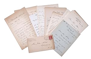 Collection of 16 autograph letters to John Albee from William James, Henry Wadsworth Longfellow, ...