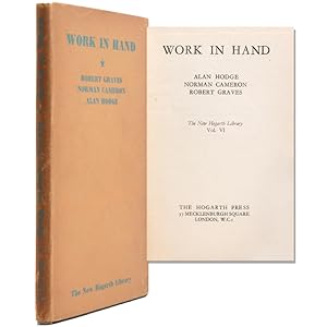 Bild des Verkufers fr Work in Hand zum Verkauf von James Cummins Bookseller, ABAA
