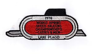 Lake Placid 1978 World Sprint Speed Skating Championships Embroidered Patch