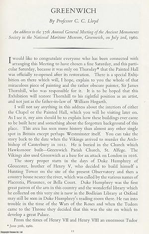 Greenwich - Houses and Monuments Within. An original article from the Transactions of The Ancient...