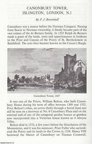 Canonbury Tower, Islington, London, N.1. An original article from the Transactions of The Ancient...