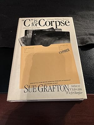 "C" is for Corpse ("Kinsey Millhone" Mystery Series #3 of 25), As New, Unread, 2nd Printing