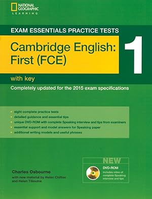 Seller image for Exam Essentials: Cambridge First Practice Tests 1 W/Key + DVD-ROM for sale by moluna