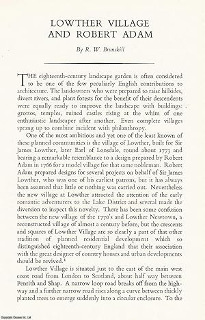 Imagen del vendedor de Lowther Village and Robert Adam. An original article from the Transactions of The Ancient Monuments Society, 1967. a la venta por Cosmo Books