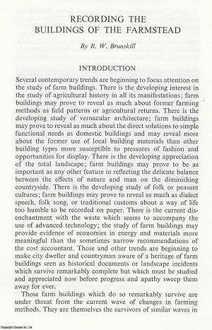 Immagine del venditore per Recording The Building of The Farmstead. An original article from the Transactions of The Ancient Monuments Society, 1976. venduto da Cosmo Books