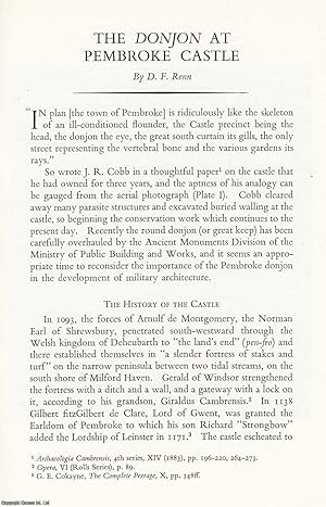 Seller image for The Donjon at Pembroke Castle. An original article from the Transactions of The Ancient Monuments Society, 1968. for sale by Cosmo Books