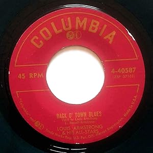 Image du vendeur pour Back O'Town Blues / A Theme From The Threepenny Opera (Mack The Knife) [7" 45 rpm Single] mis en vente par Kayleighbug Books, IOBA