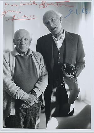 Seller image for Photograph: Self-portrait with Picasso, 1965 for sale by Manhattan Rare Book Company, ABAA, ILAB