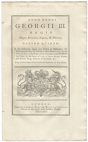 SOUTHERN COLONIES RESTRAINING ACT (1775). An Act to restrain the Trade and Commerce of the Coloni...