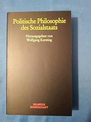Immagine del venditore per Politische Philosophie des Sozialstaats. hrsg. von Wolfgang Kersting. venduto da Antiquariat BehnkeBuch
