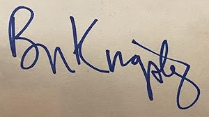 Autograph of Ben Kingsley