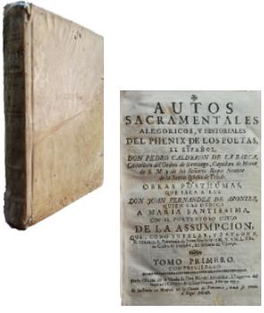 Imagen del vendedor de Autos Sacramentales Alegricos, y Historiales del Phenix de los Poetas (Tomo 1) a la venta por LIBROS EL CID CAMPEADOR