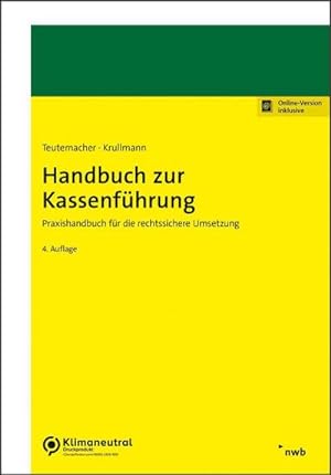 Seller image for Handbuch zur Kassenfhrung for sale by Wegmann1855