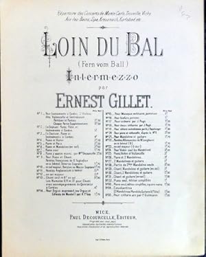 Seller image for Loin du Bal (Fern von Ball). Intermezzo. No. 7. Pour piano seul for sale by Paul van Kuik Antiquarian Music