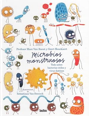Bild des Verk�ufers f�r MICROBIOS MONSTRUOSOS. TODO SOBRE BACTERIAS �TILES Y VIRUS DA�INOS zum Verkauf von Librer�a Vobiscum