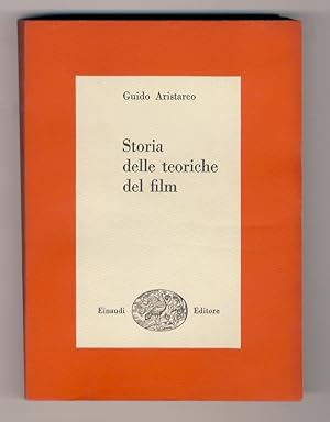 Bild des Verkufers fr Storia delle teoriche del film. zum Verkauf von Libreria Oreste Gozzini snc