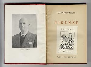 Bild des Verkufers fr Firenze. zum Verkauf von Libreria Oreste Gozzini snc