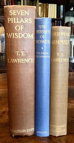 SEVEN PILLARS OF WISDOM, ODYSSEY OF HOMER, ORIENTAL ASSEMBLY. THREE VOLUMES