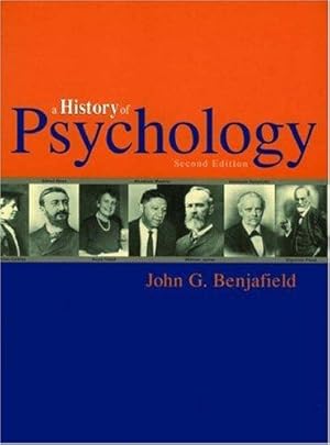 Immagine del venditore per A History of Psychology venduto da WeBuyBooks