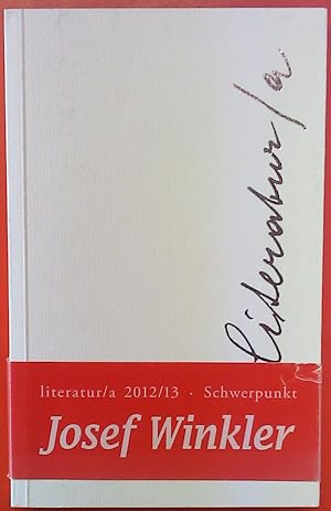 Bild des Verkufers fr Literatur/a. Jahrbuch 2012/13. Josef Winkler gewidmet. zum Verkauf von biblion2