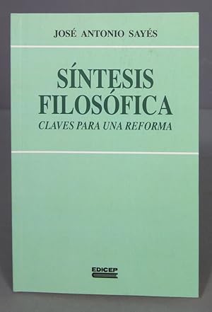 Seller image for Sntesis filosfica. Jos Antonio Says for sale by EL DESVAN ANTIGEDADES