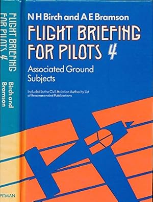 Bild des Verkufers fr Flight Briefing for Pilots: Associated Ground Subjects v. 4 zum Verkauf von WeBuyBooks