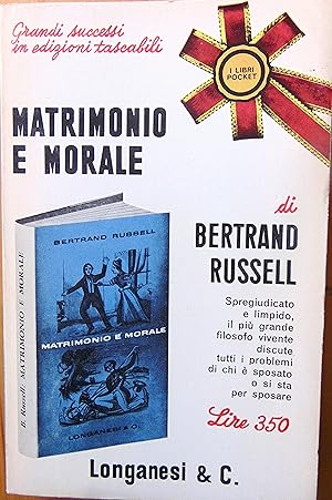 Immagine del venditore per Matrimonio e morale venduto da L'angolo del vecchietto