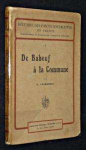 Bild des Verkufers fr De Babeuf  la Commune zum Verkauf von Abraxas-libris