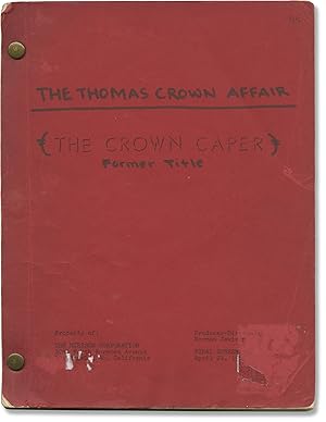 Imagen del vendedor de The Thomas Crown Affair [The Crown Caper] (Original screenplay for the 1968 film) a la venta por Royal Books, Inc., ABAA