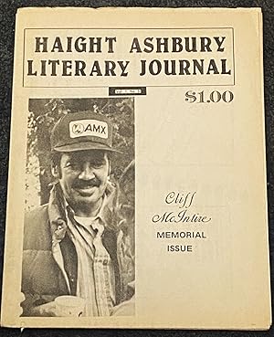 Haight Ashbury Literary Journal, Volume 1, No. 5, Cliff McIntire Memorial Issue