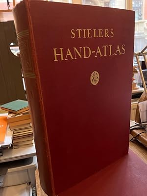 Stielers Hand-Atlas. 254 Haupt und Nebenkarten in Kupferstich. (Atlas+ Namenverzeichnis) 10. Aufl...