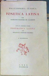 Imagen del vendedor de Fontica latina a la venta por Almacen de los Libros Olvidados