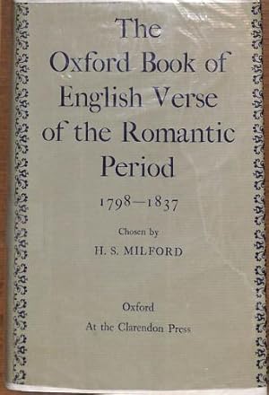 Bild des Verkufers fr The Oxford Book of English Verse of the Romantic Period 1798 - 1837 zum Verkauf von WeBuyBooks