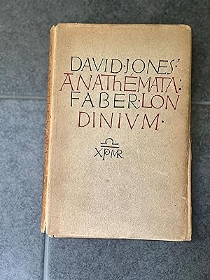 Image du vendeur pour The Anathemata: Fragments of an Attempted Writing mis en vente par Mungobooks