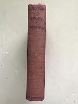 Seller image for STRUCTURE AND REALITY - A STUDY OF FIRST PRINCIPLES for sale by Sheapast Art and Books