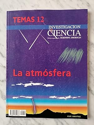 Imagen del vendedor de Investigacin y Ciencia [revista]. Temas 12, 2 trimestre 1998 : La atmsfera a la venta por Perolibros S.L.