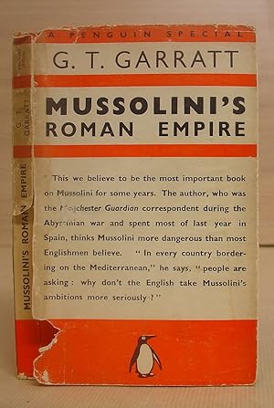 Image du vendeur pour Mussolini's Roman Empire mis en vente par Eastleach Books