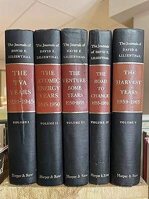 THE JOURNALS OF DAVID E. LILIENTHAL [5 vols]