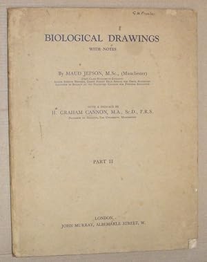 Seller image for Biological Drawings with notes. Part II for sale by Nigel Smith Books