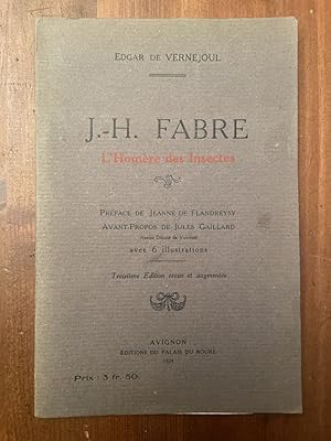 Image du vendeur pour J.-H. Fabre, l'Homre des insectes mis en vente par Librairie des Possibles