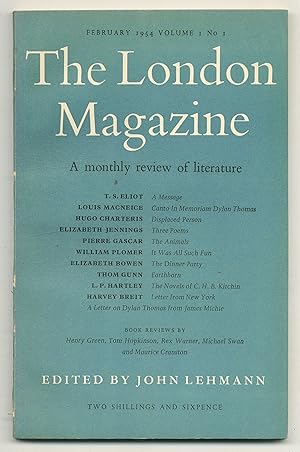 Imagen del vendedor de The London Magazine - Vol. 1, No. 1, February 1954 a la venta por Between the Covers-Rare Books, Inc. ABAA