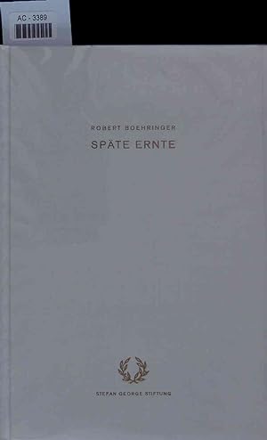 Seller image for Spte Ernte. for sale by Antiquariat Bookfarm