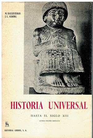 Imagen del vendedor de HISTORIA UNIVERSAL. Tomo I. HASTA EL SIGLO XIII. 5 ed. ampliada. a la venta por angeles sancha libros