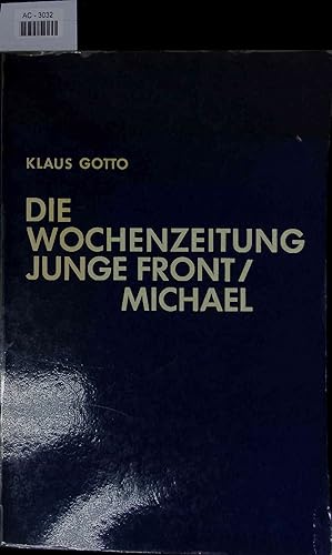 Seller image for Die Wochenzeitung Junge Front/Michael. AC-3032 for sale by Antiquariat Bookfarm