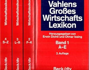 Seller image for Vahlens Groes Wirtschaftslexikon in vier Bnden. for sale by Leonardu