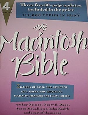 Imagen del vendedor de The Macintosh Bible a la venta por WeBuyBooks