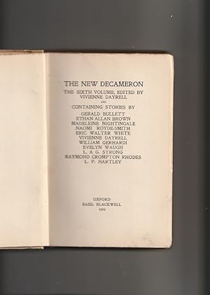 The New Decameron. Volume 6