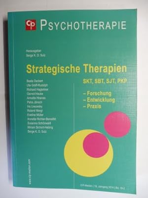 Imagen del vendedor de PSYCHOTHERAPIE - Strategische Therapien. SKT, SBT, SJT, PKB. - Forschung - Entwicklung - Praxis *. Mit Beitrge. a la venta por Antiquariat am Ungererbad-Wilfrid Robin